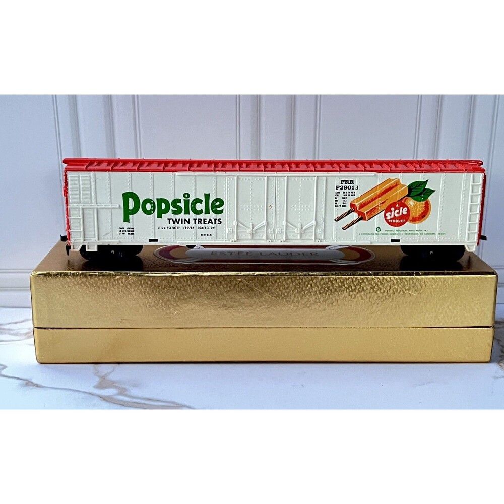 Vintage Tyco HO Popsicle Twin Treats Billboard Reefer Car PRR P29016 Hong Kong